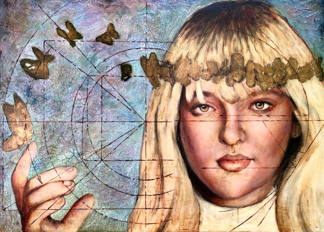 Butterfly Circles 32x44