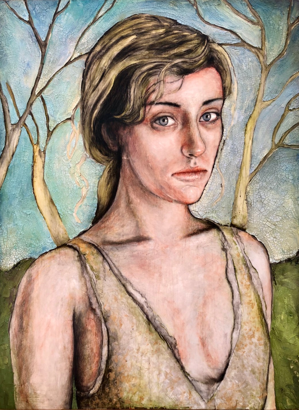 Girl with Trees