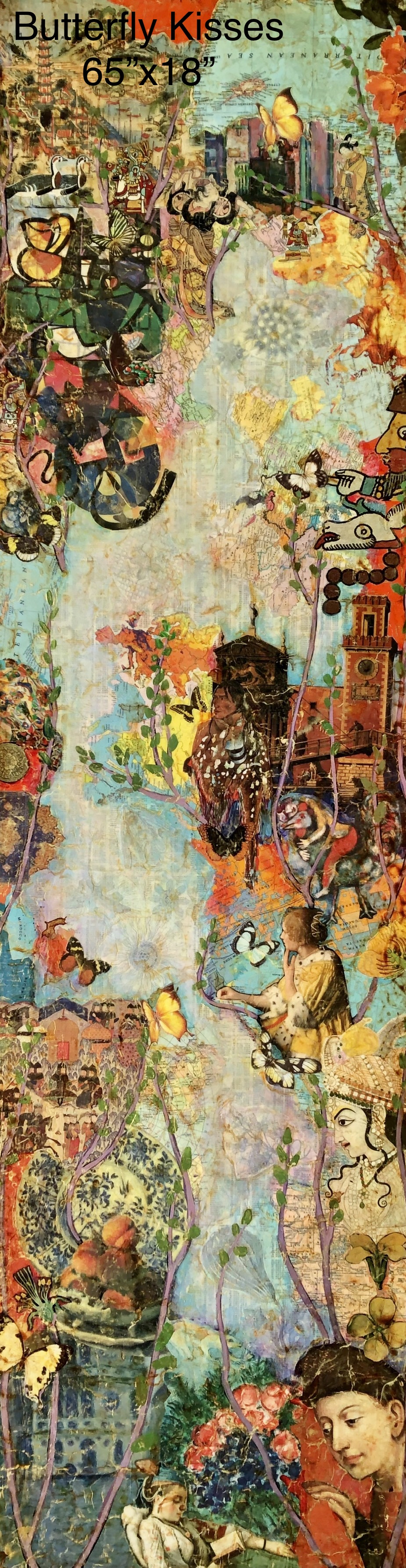 Butterfly Kisses 65x18