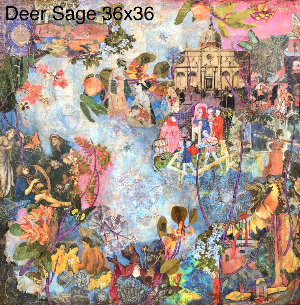 Deer Sage 36x36